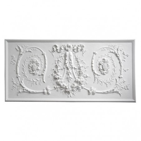 Bas-relief 1014 "Crown in foliages"