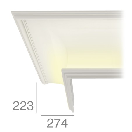 Ceiling Cornice 192 LED Champigny