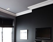 Plaster ceiling cornices